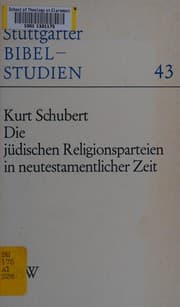 Tapa de Die jüdischen Religionsparteien in neutestamentlicher Zeit