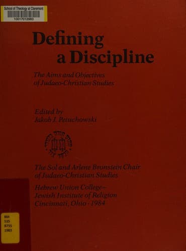 Tapa de Defining a discipline
