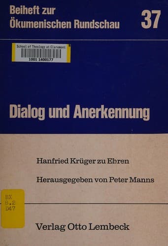 Tapa de Dialog und Anerkennung