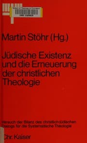 Tapa de Jüdische Existenz und die Erneuerung der christlichen Theologie