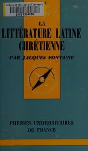 Tapa de La littérature latine chrétienne