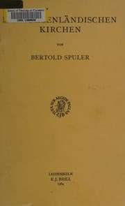 Tapa de Die morgenländischen kirchen