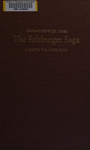 Tapa de The Salzburger saga