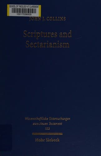 Tapa de Scriptures and sectarianism