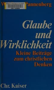 Tapa de Glaube und Wirklichkeit