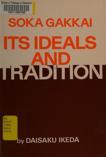 Tapa de Soka Gakkai