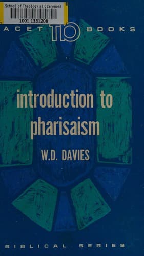 Tapa de Introduction to Pharisaism
