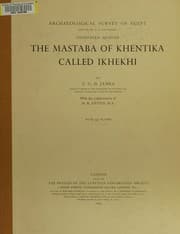 Tapa de The mastaba of Khentika called Ikhekhi