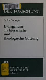 Tapa de Evangelium als literarische und theologische Gattung