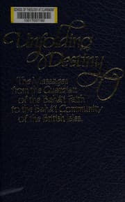 Tapa de The unfolding destiny of the British Bahá'í community