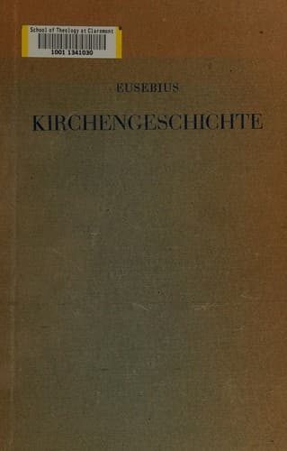 Tapa de Kirchengeschichte