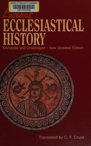 Tapa de Eusebius' Ecclesiastical History