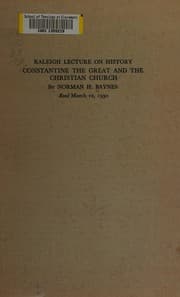 Tapa de Constantine the great and the Christian church