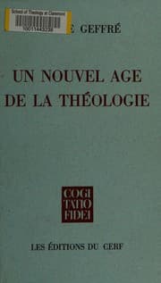 Tapa de Un nouvel âge de la théologie