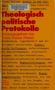 Tapa de Theologisch-politische Protokolle