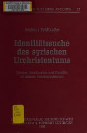 Tapa de Identitätssuche des syrischen Urchristentums