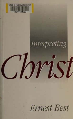 Tapa de Interpreting Christ