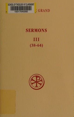 Tapa de Sermons