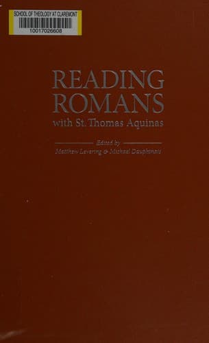 Tapa de Reading Romans with St.Thomas Aquinas