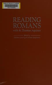 Tapa de Reading Romans with St.Thomas Aquinas