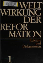 Tapa de Weltwirkung der Reformation