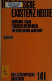 Tapa de Friedrich Naumanns theologischer Widerruf