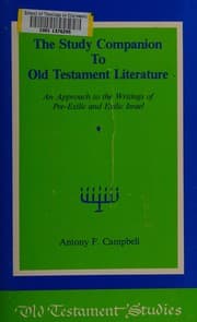 Tapa de The study companion to Old Testament literature