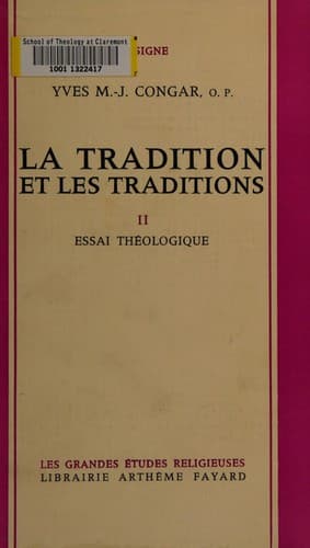 Tapa de La tradition et les traditions