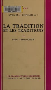 Tapa de La tradition et les traditions