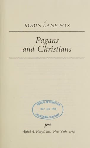 Tapa de Pagans and Christians