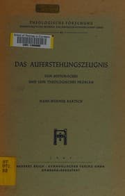 Tapa de Das Auferstehungszeugnis