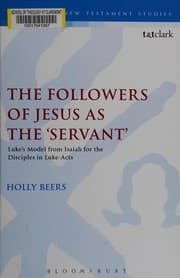 Tapa de The followers of Jesus as the servant