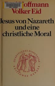Tapa de Jesus von Nazareth und eine christliche Moral