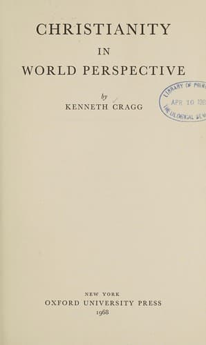 Tapa de Christianity in world perspective.