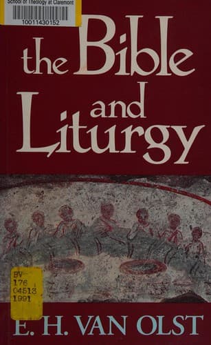 Tapa de The Bible and liturgy