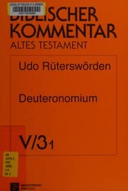 Tapa de Deuteronomium