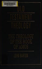 Tapa de The theology of the book of Amos