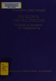 Tapa de Die Quinta des Psalteriums