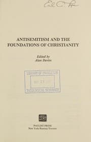 Tapa de Antisemitism and the foundations of Christianity