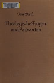 Tapa de Theologische Fragen und Antworten
