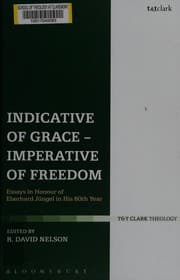 Tapa de Indicative of grace - imperative of freedom