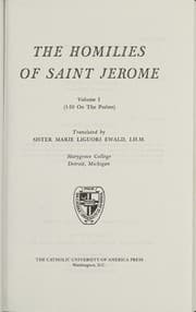 Tapa de The homilies of Saint Jerome