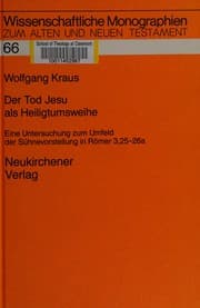 Tapa de Der Tod Jesu als Heiligtumsweihe