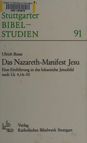 Tapa de Das Nazareth-Manifest Jesu