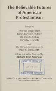 Tapa de The Believable futures of American Protestantism