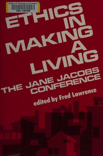 Tapa de Ethics in making a living