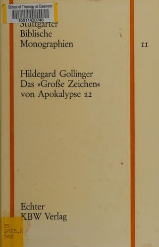 Tapa de Das grosse Zeichen von Apokalypse 12