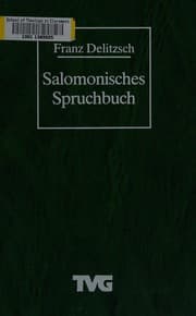 Tapa de Salomonisches Spruchbuch