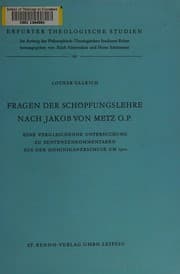 Tapa de Fragen der Schöpfungslehre nach Jakob von Metz O.P.