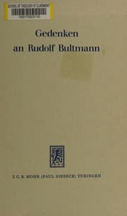 Tapa de Gedenken an Rudolf Bultmann